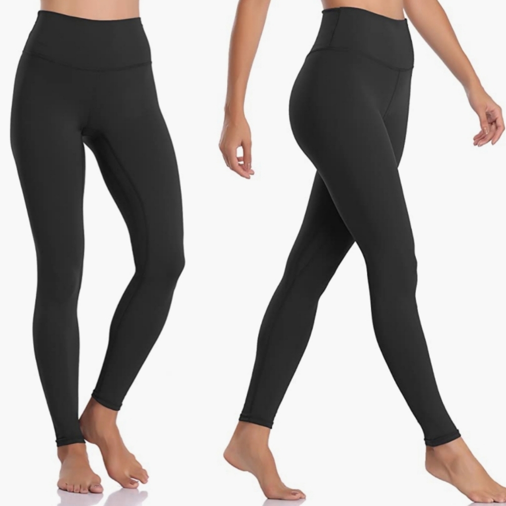 Colorfulkoala Black Leggings Buttery Soft High Rise Active Gym Neutral Lounge XL